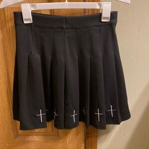 Timormode Women’s Pleated Skirt Mini Skater Basic Skirt Medium